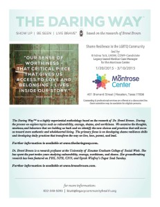 Daring Way at Montrose Center