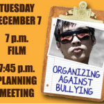 We Need Your Input to Stop GLBT Bullying! Houston Premiere of BULLIED & Community Organizing, December 7