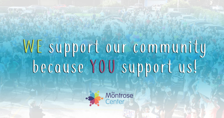 We support our community bc you support us