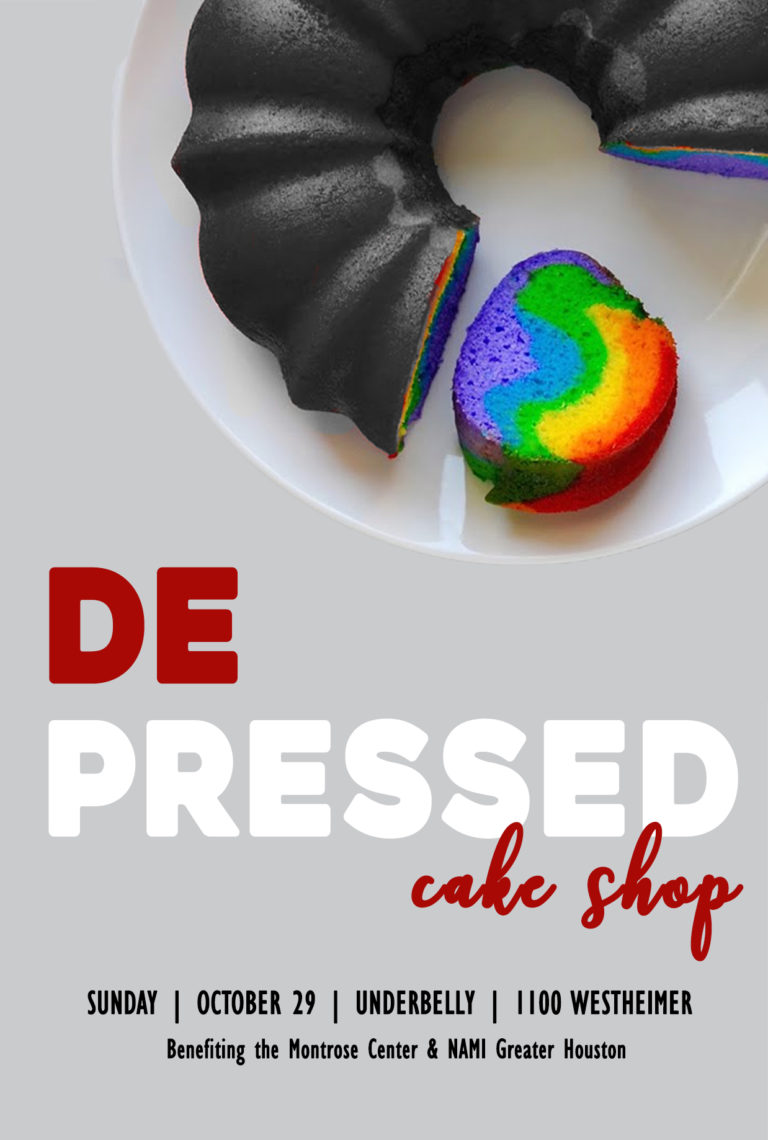 Depressed Cake Shop Flyer 4X6
