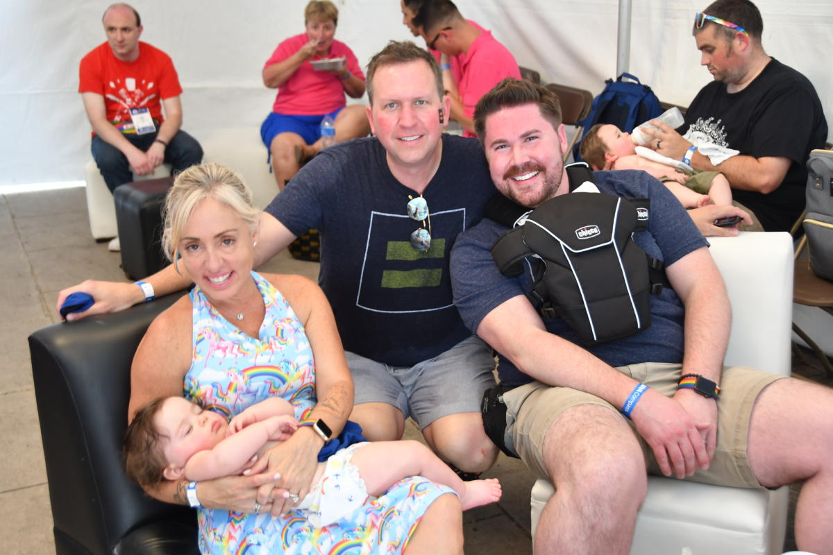 (Left to Right) Jenny Block, Bradley Odom Harris, and Stephen David Odom Harris