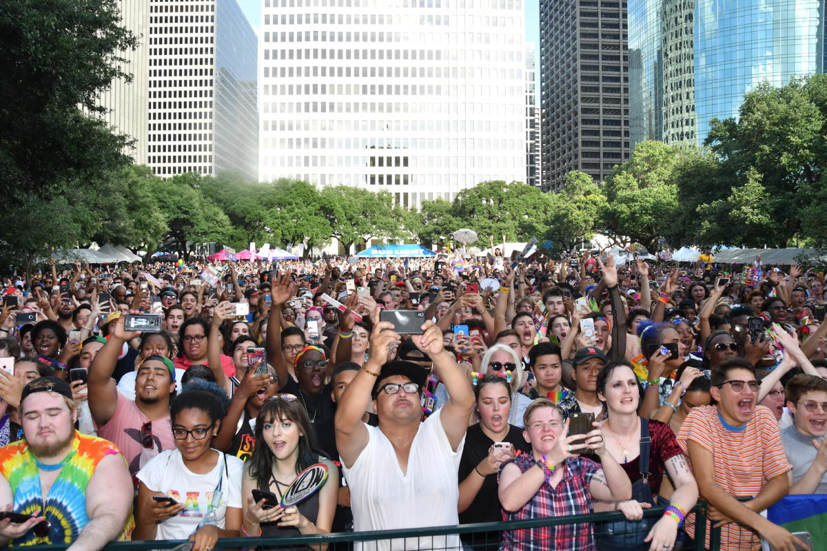Houston Pride Crowd