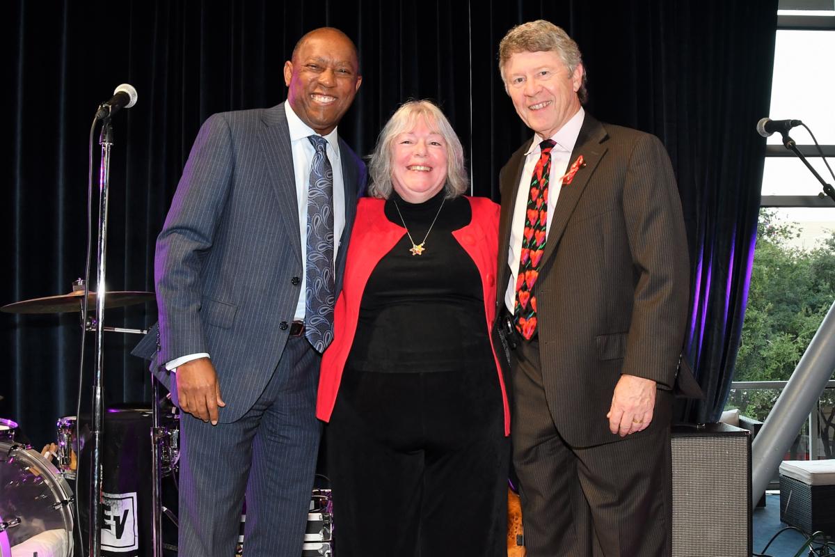 Mayor Sylvester Turner, Executive Director Ann Robison and Judge Ed Emmett