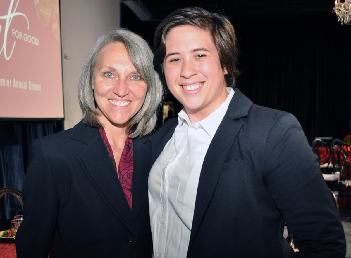 Lynn Schwartzenburg and Alex Mackzum