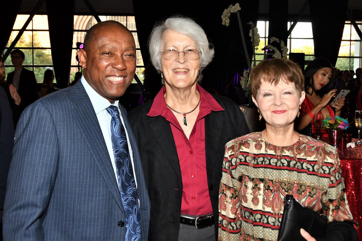 Mayor Sylvester Turner, Phyllis Frye and Trish Frye