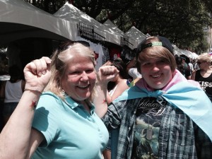Many new young people (and their parents!) learned about Hatch!  Happy Pride!